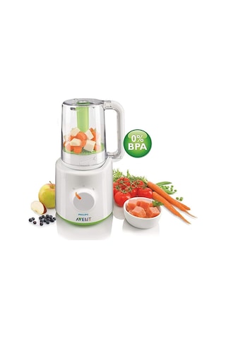 Philips Avent SCF870 Wasabi Bebek Buharlı Pişirici ve Blender