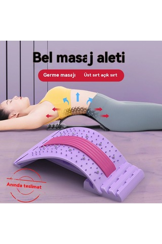 Sırt Sedyesi Bel Ağrısının Giderilmesi İçin Çok Seviyeli Sırt Ate Siyah