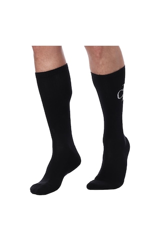 Calvin Klein Jeans Organik Cotton 2 Pack Sock Black Pamuklu Bilek Çorap 2 Li Pkt Siyah