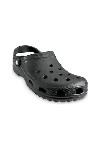 Crocs Unısex Marka Logolu Rahat Günlük Kullanım Siyah Terlik 10001-001-7563 Siyah