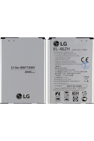 Teknonet Lg K8 K350 Uyumlu Lg Bl-46zh 2045 Mah Batarya