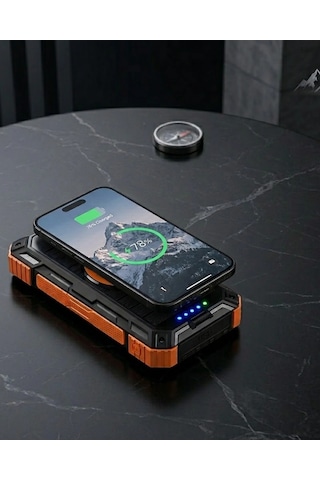 Znv Zenvia Mey İthalat Güneş Enerjili 20.000 Powerbank Znv2025 Cmn