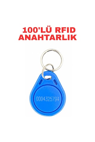 Sr-600 I Proximity Anahtarlık 125 Khz Rfıd Keyfob Kopyalanamaz Geçiş Kontrol Anahtarı 100 Adet