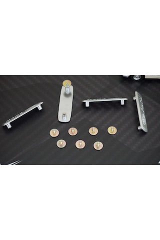 Ford Logo Krom Metal Paspas Vidalı Logo 4 Lü Set