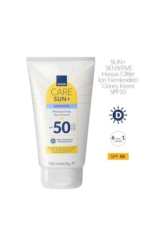 Sun+ Protect Hassas Ciltler İçin Nemlendirici Gu Neş Kremi Spf 50 150 Ml