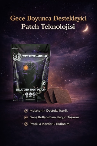 Melatonin Night Bant - Hızlı Uykuya Geçiş Ve Kaliteli Uyku İçin Melatonin Desteği 30 Adet
