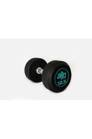 Alin Sport 12,5 Kg Kauçuk Kaplı Profesyonel Olimpik Dumbbell Dambıl