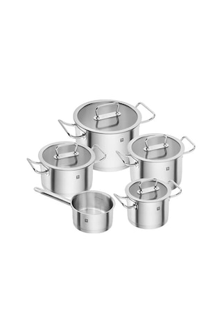 Zwilling Twin Pro 18/10 Paslanmaz Çelik, 5 Parça Tencere Seti Açık Bakır
