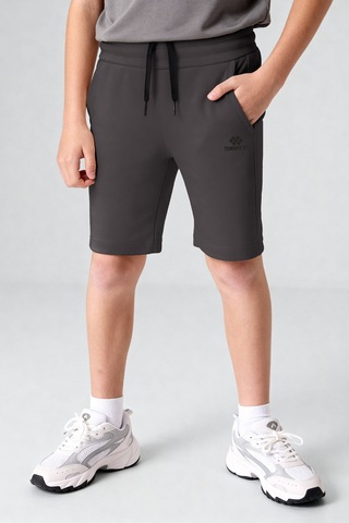 Tommylife Antrasit Standart Fit Basic Performans Erkek Çocuk Şort - 11303 Antrasit