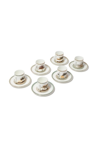 Eva Solo Espresso Fincanı Ve Tabağı, 6'lı Set Beyaz - Beyaz