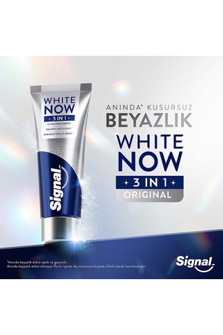 Signal White Now Diş Macunu 3 İn 1 Original 75 Ml X3