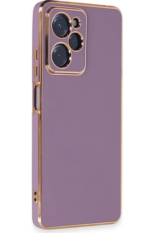 Cosmotex Newface Xiaomi Poco X5 Pro 5g Kılıf Volet Silikon - Mor