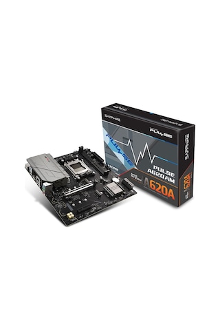 Sapphıre Pulse A620am Amd A620a Soket Am5 Ddr5 7600+mt/s Oc Micro-atx Anakart-52118-03-40g