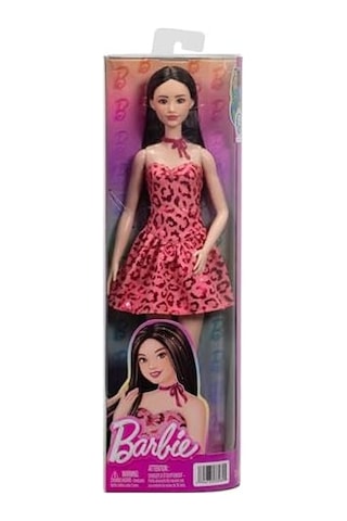 Büyüleyici Parti Bebekleri Fashionistas Pembe Leopar Elbise Jjn59 Açık Bej