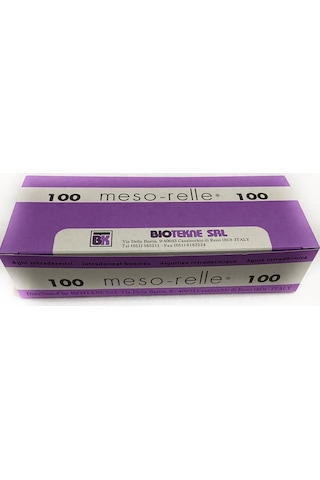 Meso Relle Mezoterapi İğnesi 4 MM 30 G 100'lü