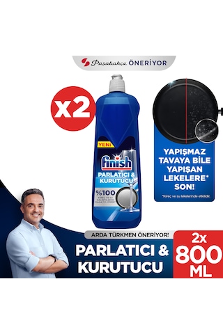 Finish Bulaşık Makinesi Parlatıcı & Kurutucu 2 x 800 ML