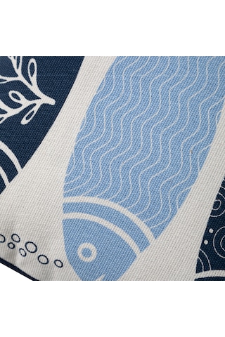 Mudo Home Marin Ocean Kırlent Lacivert 45x45