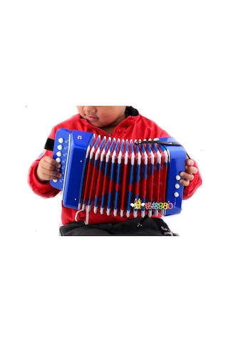 H.ONER B0703-BL MAVİ RENK 3 BAS ÇOCUK AKORDEON-ÇERKEZ MIZIKASI