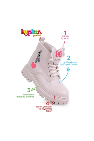 Kaptan Junior Kız Çocuk Botu Pvtk 550 Krem