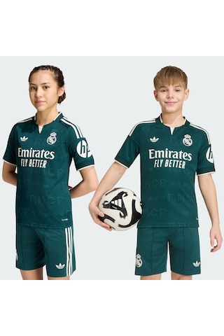 Adidas Kc3991 Real A Jsy Y Real Madrid 26-27 Çocuk Deplasman Forması Yeşil
