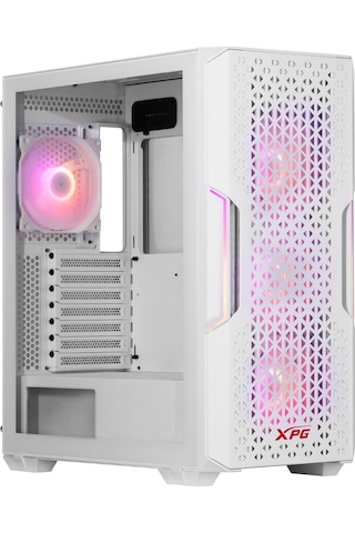 Xpg Starker Air Argb 4x Fan Temperli Cam Mıd Tower Gaming Kasa Beyaz