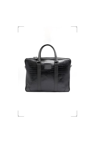 Hakiki Deri Evrak Ve Laptop Çantası-132500 Siyah