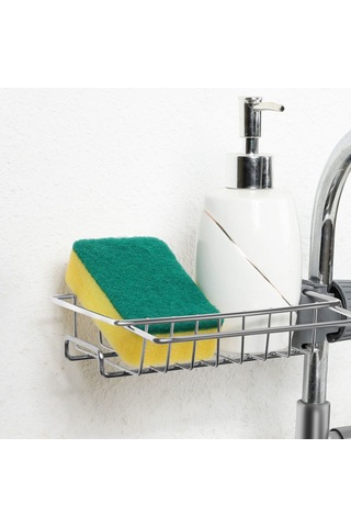 Paslanmaz Çelik Musluk Organizatörü - Lavabo Alanınızı Düzgün Ve 有序 Mutfak Veya Banyo İçin Tutun Çok Renkli