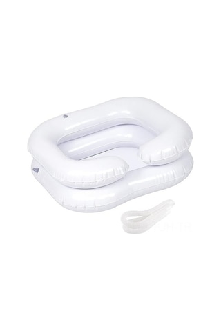 Fortunelane Pvc Hasta Saç Yıkama Kolu - Kompakt Saklama, Yumuşak Desteği, Kolay Enflasyon/deflasyon, Engelliler İçin Uygun Diğer