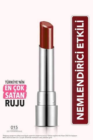Flormar Nemlendirici Parlak Ruj 015 Go For Bordeaux