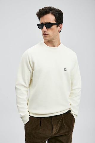 Lufian Grant Kırık Beyaz Erkek Sweatshirt 112030179 Kırık Beyaz