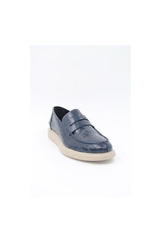 Freefoot 226825 Erkek Casual Ayakkabı - Lacivert Croco Deri Lacivert
