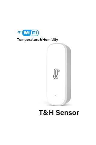 Tuya Wifi Sıcaklık Ve Nem Dedektörü Bağımsız Elektronik Termometre Sensörü Akıllı Ev Kapalı Mini Higrometre Alarmı