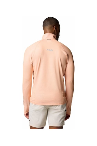 Columbia Summit Valley Half Zip Erkek Uzun Kollu Tişört-7968 Turuncu