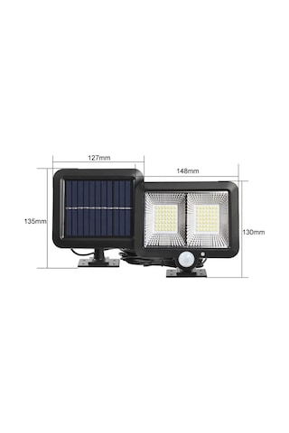 Sl-f98 Kablolu Solar Güneş Enerjili Lamba Sokak-bahçe-garaj Uygun