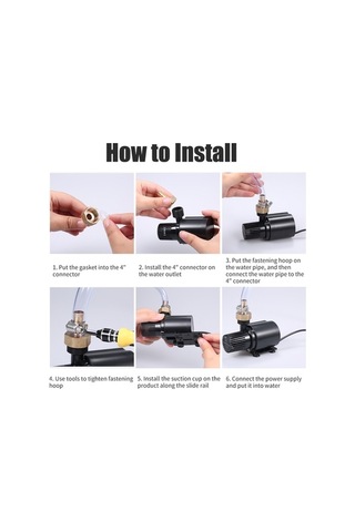 Fortunelane Decdeal Qr90e Su Pompa, Filtreli Kapağı İle, Huzurlu Çalışır, Kolay Montaj, Akvaryum/su Fontaneleri İçin, Otomatik Du