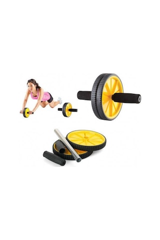 Vücut Egzersiz Tekerlekli Spor Aleti Ab Wheel Kampanyalı