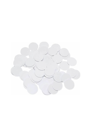 Vktuketim Mifare Kart Sticker Ultra Ince Apışkanlı Sikke 0.8 Mm Kalınlıkta.