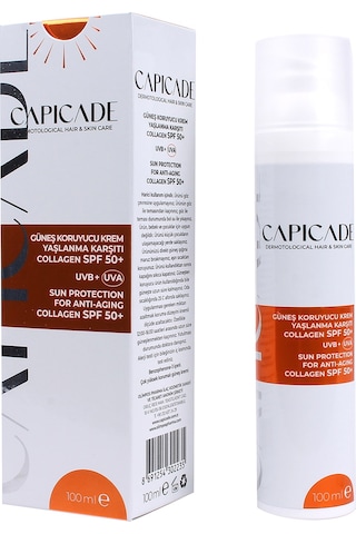 Capicade Collagen Güneş Koruyucu Krem Spf 50+ 100 ML