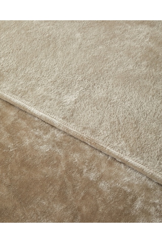 English Home Vena Supersoft Çift Kişilik Battaniye 200x220 Cm Bej