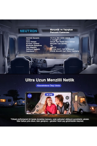 Neutron Ntl-ıp15gs-3mp Wifi Pencere Kamerası
