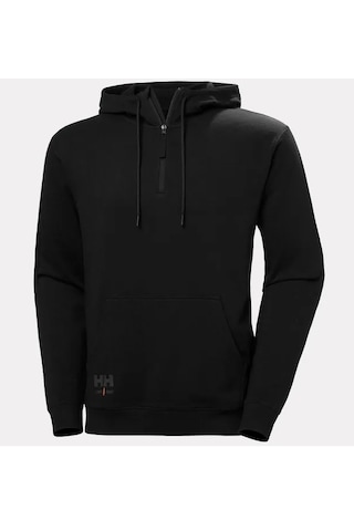 Helly Hansen Workwear Essential 1/4 Zip Hoodie -79330 Siyah