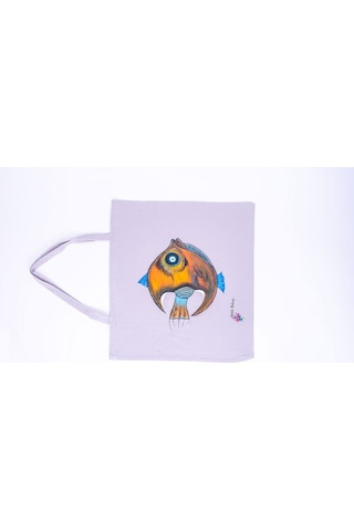 Özel Tasarım Handmade Bez Çanta Mor