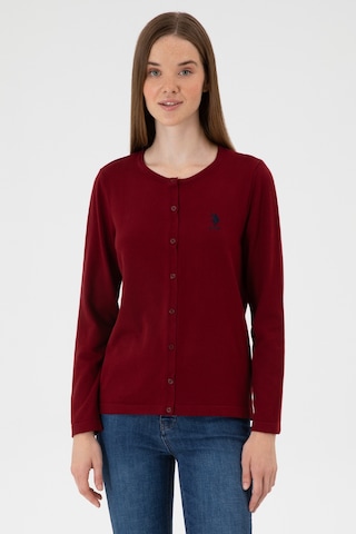 U.s. Polo Assn. Kadın Bordo Hırka Triko 50313624-vr014 Bordo