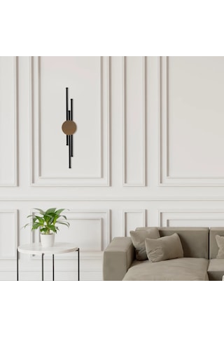 Voxlamp Badge Iı Led Duvar Aplik 70 Cm Siyah Gold