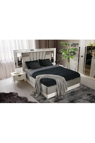 Bahar Mdf Bazalı Karyola Ve Başlık 160 x 200 CM