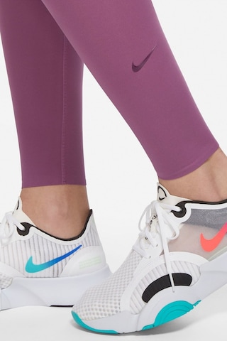 Nike One Luxe Leggings Tigh Fit Lazer Kesim Soft Yumuşak Toparlayıcı Tayt Lila