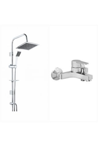 Artema Win S A42676 Banyo Bataryası + Tema Pratik 53260 1F Tepe Duş Seti Krom