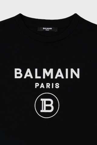 Balmain Çocuk T Shirt 6m8701 Mx030 930bc Siyah