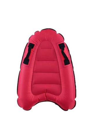 Fortunelane Deniz Sörf Tahtası, Hafif Materyal, Ergonomik Tutamaklı, İçine Hava Atılabilir, Yüzme Öğrenimi İçin, Kırmızı Renk, L