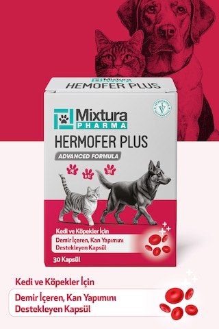 Mixtura Pharma Hemofer Forte Kedi Ve Köpek Kan Ve Demir Vitamini Kansızlığı Önleyici